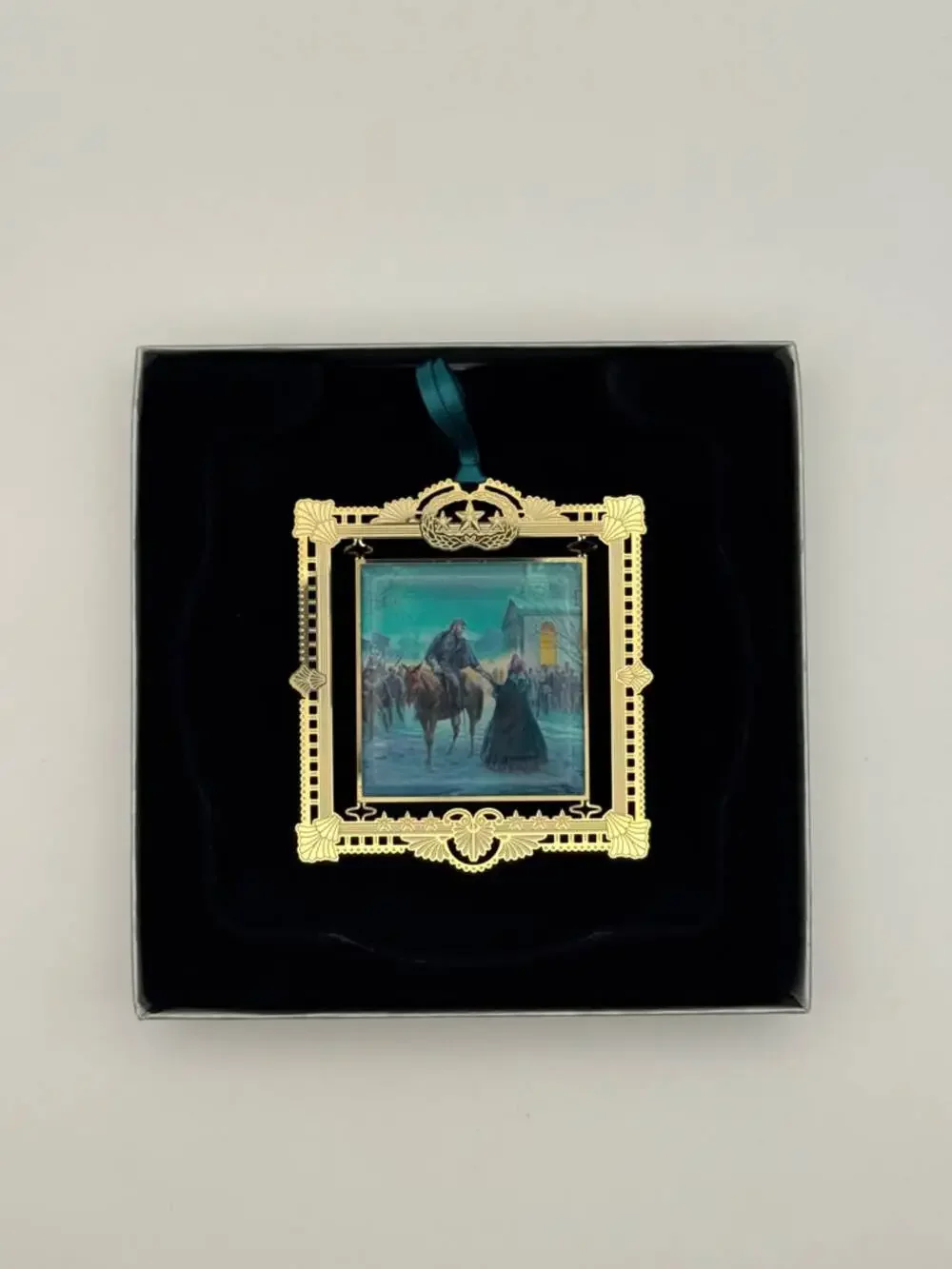 Mort Kunstler 2007 A Fleeting Moment Civil War Christmas Ornament Box